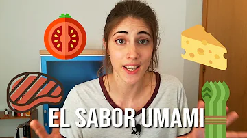 ¿Cuáles son los cuatro sabores básicos que se mencionan además del umami?