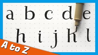 🖋️ LETTERING ALPHABET A TO Z (n35) 🖌️ | MelganniaTV