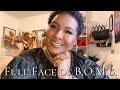 Full Face of Black Owned Makeup Brands (BOMB) | Black History Month | Vikeejeah