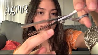 ASMR - Roleplay trimming & styling your hair (Malaysia)
