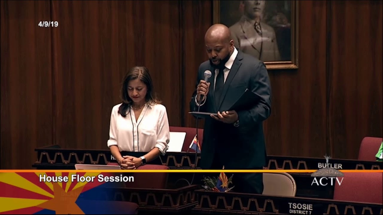 4/9/19 secular invocation in the Arizona House of Representatives - YouTube