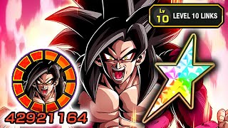 100% NEW INT LR FULL POWER SSJ4 GOKU LEVEL 10 LINKS! Dragon Ball Z Dokkan Battle