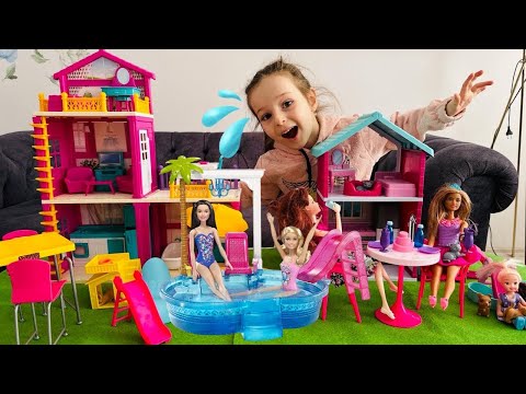 Barbie Videoları!Ada ile Barbie Evcilik Oyunları!Barbie ve Chelsea Kız Bebek Videoları,#barbie