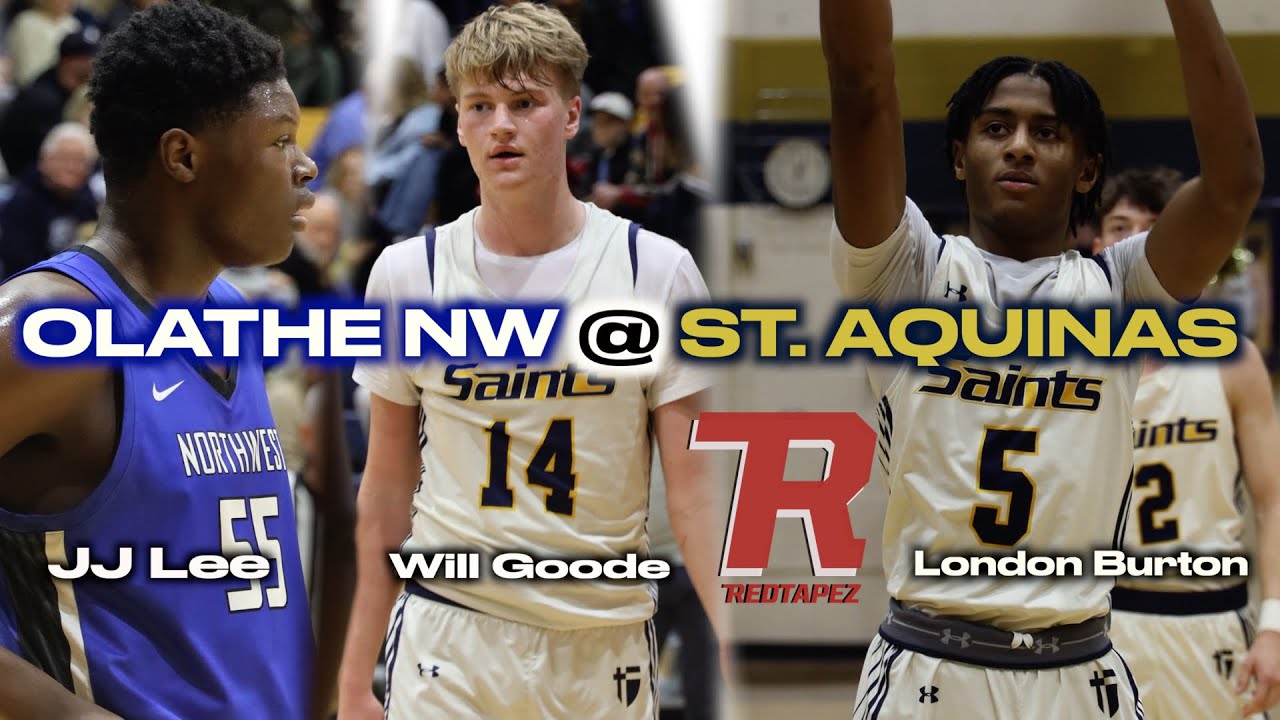 Aquinas WINS IN OT BY 1! Best Backcourt in KANSAS?! | Olathe NW @ St. Aquinas 🔥🔥🔥