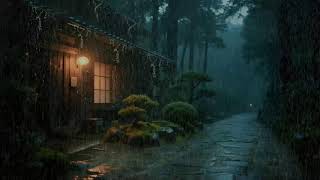 Rain and Soft Wind – Relaxing Night Ambience for Deep Rest and Mental Balance screenshot 1