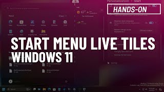 Windows 11 brings back Live Tiles to Start menu via floating side panel (build 26212)
