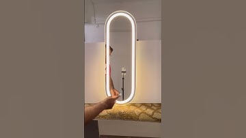 "Illuminate Your Reflection: Premium Triple Touch Sensor LED Mirror in Sleek Capsule Design"