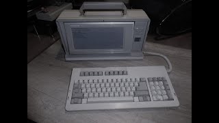1985 Sharp PC-7000 portable MS Dos 6.22 San Disk Image Mate Parallel Port Compact Flash HDD