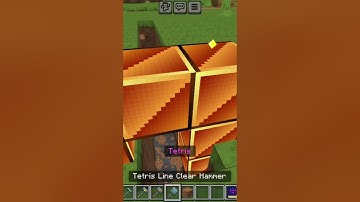 Tetris Add-On logic #minecraft #addons #minecraftshorts #shorts