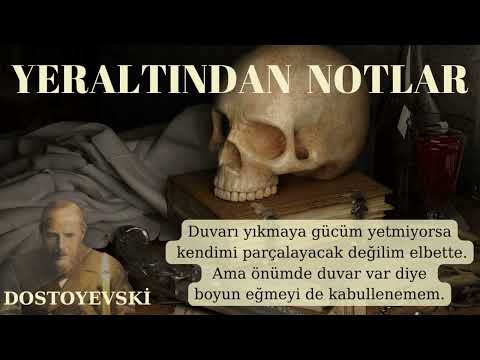 ''YERALTINDAN NOTLAR''  🧨DOSTOYEVSKİ (SESLİ KİTAP - DÜNYA KLASİKLERİ - TEK PARÇA)