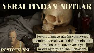 ''YERALTINDAN NOTLAR''  🧨DOSTOYEVSKİ (SESLİ KİTAP - DÜNYA KLASİKLERİ - TEK PARÇA)