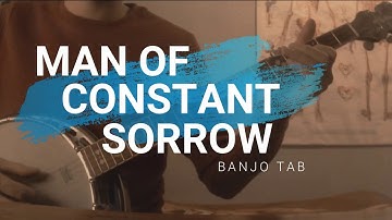 Learn to play Man Of Constant Sorrow BANJO (TAB in the video)