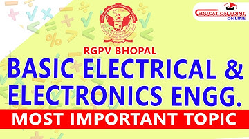 RGPV Basic Electrical & Electronics Engineering Most Important Topics  | RGPV BEEE Important Topic