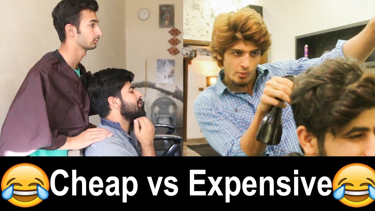 Cheap vs Expensive Barber in Pakistan Funny Video YouTube
