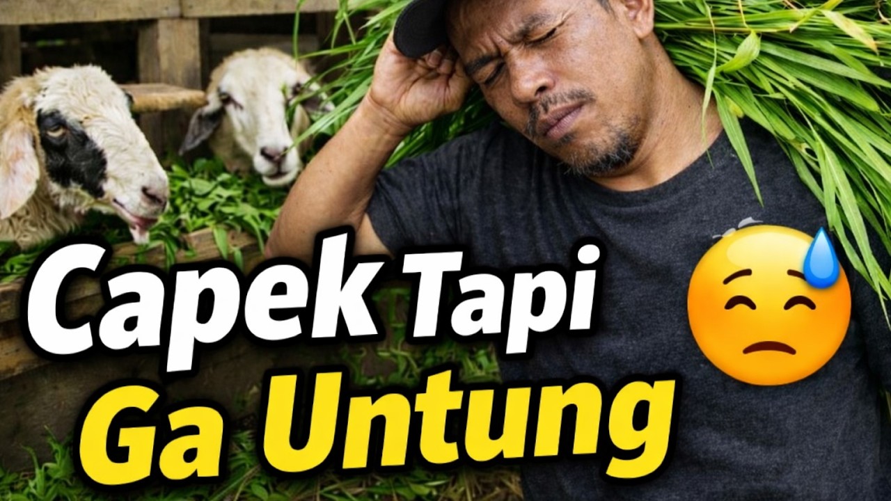 Angon vs Ngarit Realita Pakan Domba yang Bikin Peternak Untung atau Tumbang