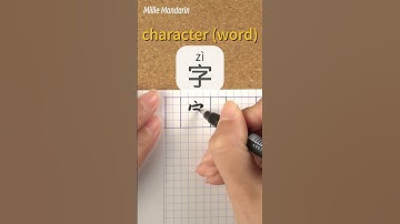 Zi: CHARACTER⎮Calligraphy⎮Handwriting⎮Hanzi⎮Learn Chinese Character⎮Write and Read Chinese