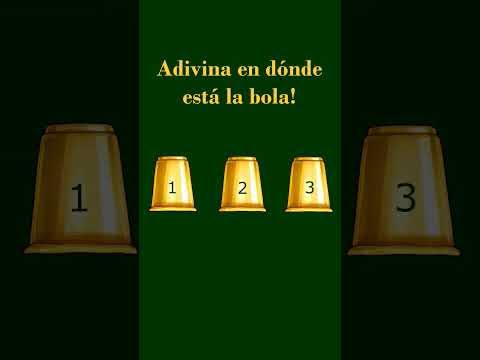 Adivina en dónde está la bola! #games #juegos #ZQL