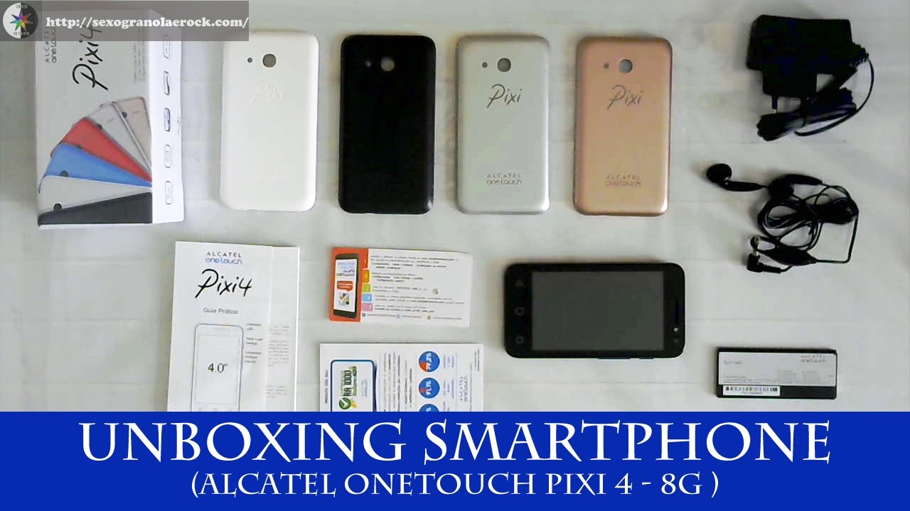 UNBOXING | Smartphone Alcatel Pixi 4 onetouch - 8Gb