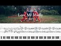Lienel - 'Love Me Madly' Piano Cover 🎼☔ [楽譜/Sheet Music]