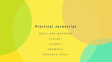 Whats are JavaScript methods | alert | prompt | console | clear