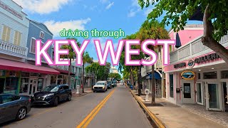 Driving through KEY WEST