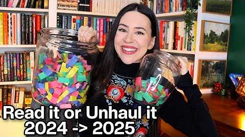 Reading My Physical TBR in 2025! || Read it or Unhaul it Reading Challenge