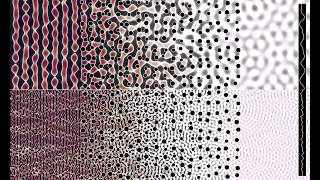 Randomized square grid wave protections: Comparison of two different wavelengths