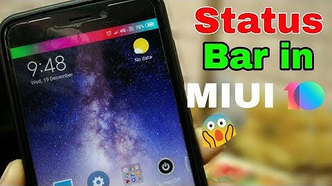Change Status Bar in MIUI 10 | Customized Status Bar MIUI 10 | No Root🔥
