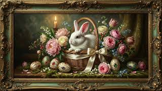 Luxury Easter Ambience 4K 🐰🌸 | Elegant Spring Decor & Relaxing Background for TV (2 Hours)