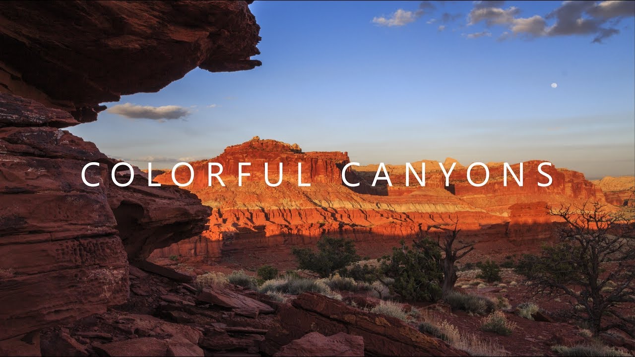 Colorful Canyons 4k UHD timelapse YouTube