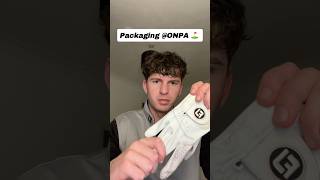 Behind The Scenes ONPA Packaging ⛳️ 📦 #golf #ONPA #golfglove #golfgloveselevated #fyp