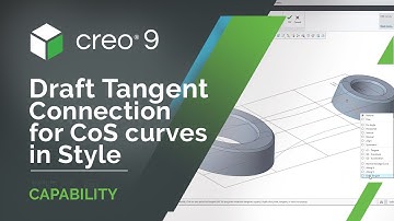 Draft Tangent Connection for Curve on Surface curves in Style | Creo 9