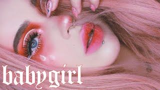 baby girl / full face makeup tutorial / new melt cosmetics eyeshadow stack