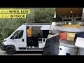 Small Yet IMPRESSIVELY SPACIOUS SWB Van Conversion w/ 2 beds, work space AND cinema!