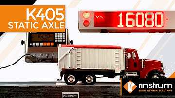 K405 Static Axle Operation with Remote Display | Custom Site Management Applications