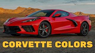 Celebrity Corvette Colors – All 10 Exterior Color Options on the 2026 Corvette Stingray Profile