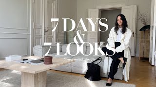 7 Days 7 Looks | A Week in Outfits | Cold Spring Wardrobe | Spring Outfit Ideas 2023 | AD