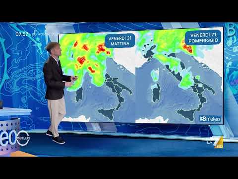 Video Allerta meteo e rischio nubifragi a Nord: forti temporali a Milano, Veneto e Liguria