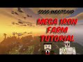 Best Minecraft Iron Farm 1.17.1 | Mega Iron Farm Tutorial | Java | 5000 Ingots per Hour