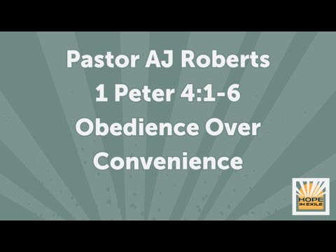 Obedience Over Convenience | May 14, 2023