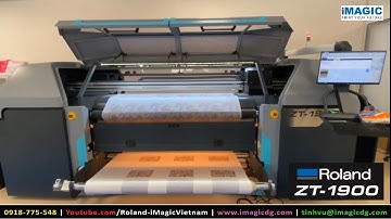 Máy in chuyển nhiệt in vải 3D công nghiệp Roland ZT-1900