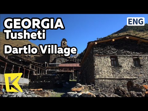 【K】Georgia Travel-Tusheti[조지아 여행-투세티]다틀로 마을의 유목민 여름 주택/Dartlo Village/Town/Nomad/Fortress