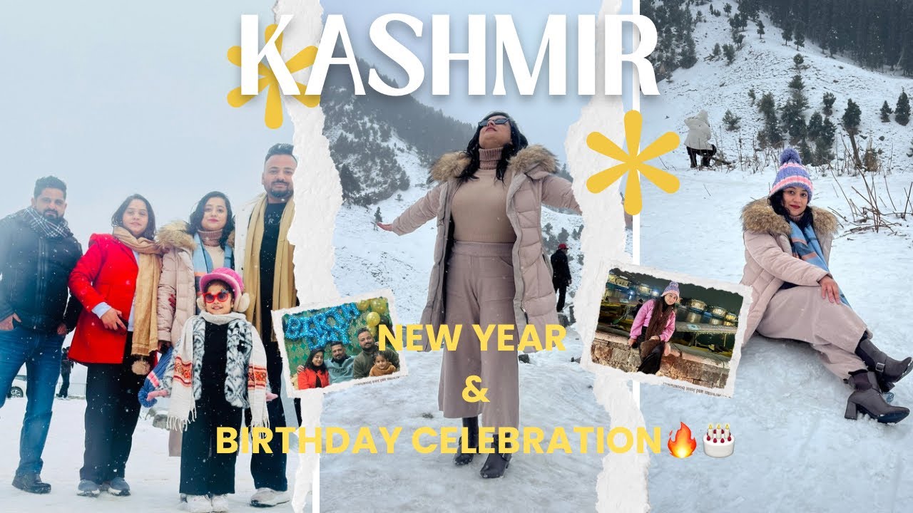 New year Celebration with Family🔥|Kashmir in winter🌨️ | Live Snowfall ❄️🌨️