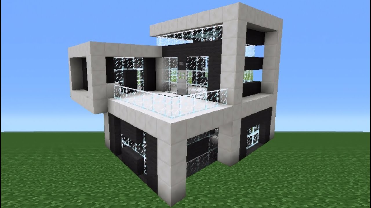 Minecraft Tutorial: How To Make A Quartz House - 2 - YouTube