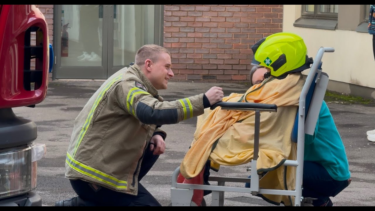 Gloucestershire Fire and Rescue Gloucester hospital visit 🎁 - YouTube