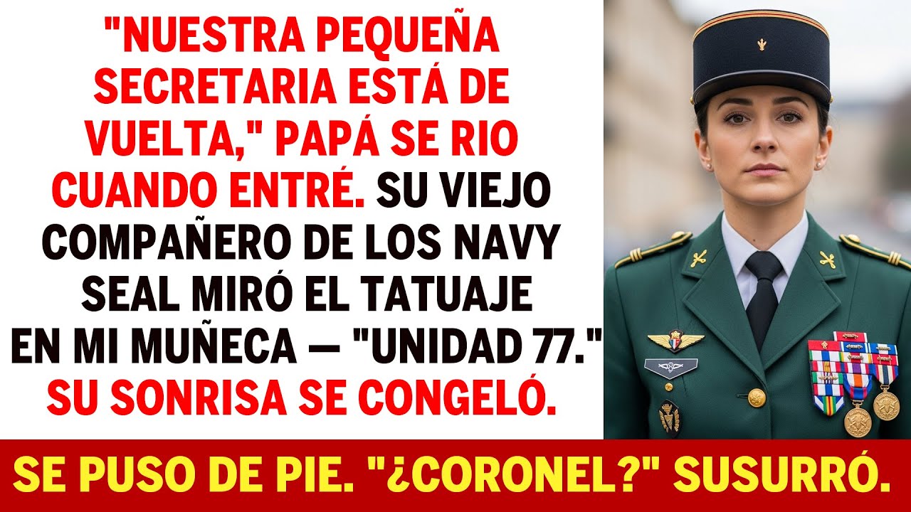 Mi Padre Me Llamaba “Su Secretaria”, Hasta Que Su Amigo Navy Seal Vio Mi Tatuaje De La Unidad 77...