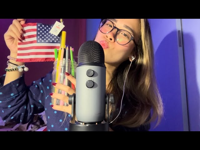 ASMR - Fast Painting You (mouth sounds/tapping)