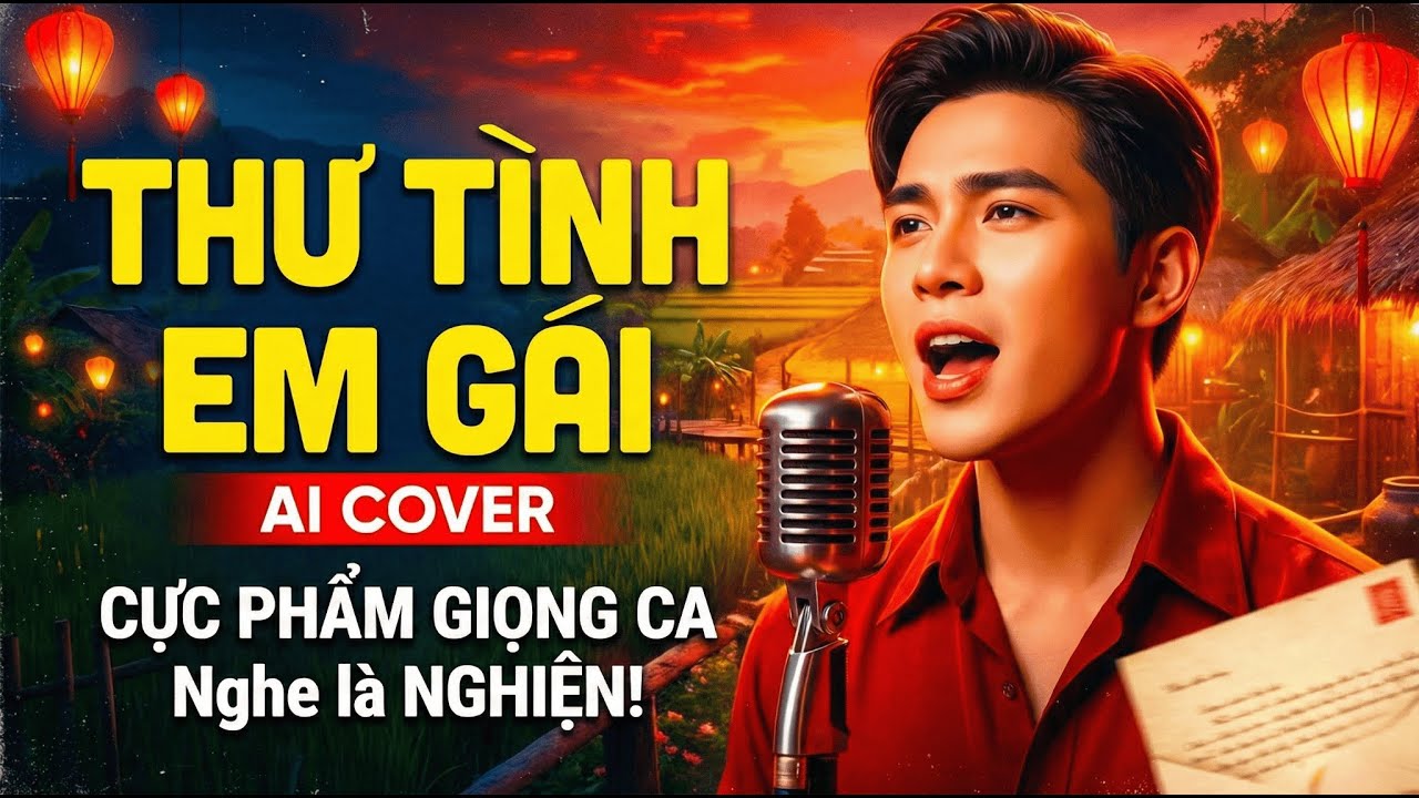 THƯ TÌNH EM GÁI(Quý Phi) - AI Cover Quá Đỉnh!!! Bạn Sẽ Bất Ngờ