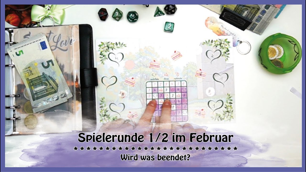🖤💜 2. Spielerunde im Februar | Wird schon was beendet? | Mit ganz viel Spaß Geld beiseite legen 💜🖤