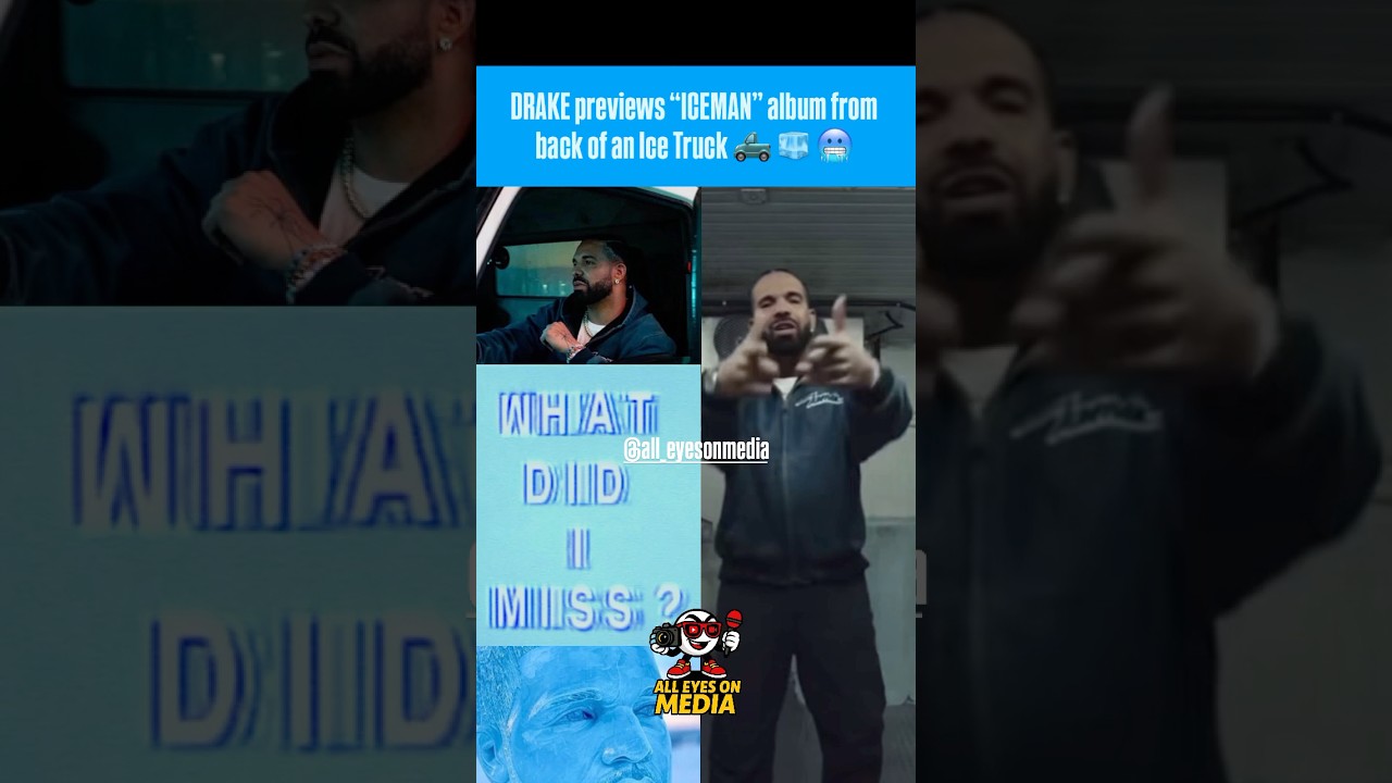 DRAKE previews new album “ICEMAN” 🥶